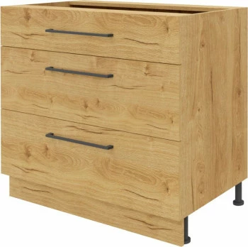 Szafka 90 dolna szufladowa Bellona z Easy Box (dąb Soma ciemny)