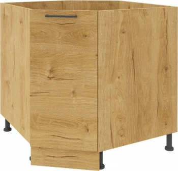 Szafka narożna dolna Bellona na kosz obrotowy (dąb Soma ciemny)