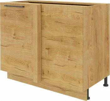 Szafka narożna dolna zlew prosta prawa Bellona (dąb soma ciemny)