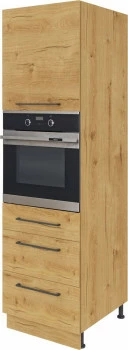Wysoka zabudowa piekarnika lewa Bellona z Easy Box (dąb Soma ciemny)
