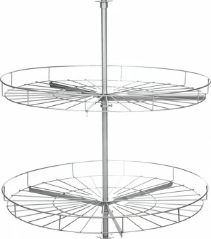 Kosz obrotowy metalik do narożnika-dół