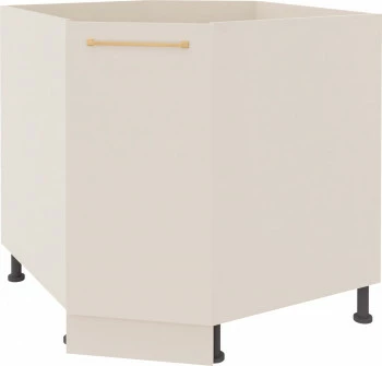 Szafka narożna dolna Imperia na kosz obrotowy (kaszmir)