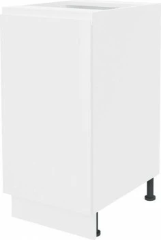 Szafka 40 dolna prawa Kampara (Biały lakier/Biały) 