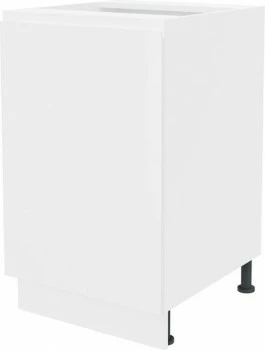 Szafka 50 dolna lewa Kampara (Biały lakier/Biały)