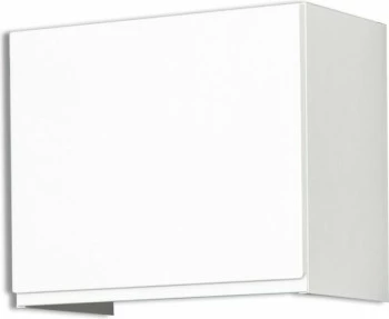 Szafka 50x43 nad okap teleskopowy Kampara (Biały lakier/Biały)