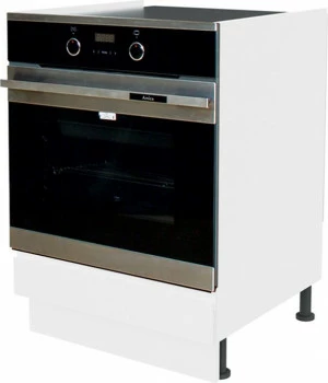 Szafka 60 dolna zabudowa piekarnika Kampara (Biały lakier/Biały) 