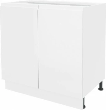 Szafka 80 dolna Kampara (Biały lakier/Biały)