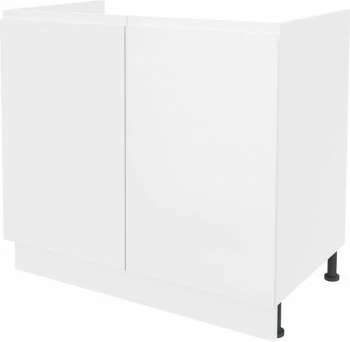 Szafka 90 dolna zlew Kampara (Biały lakier/Biały)