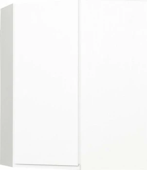 Szafka narożna górna Kampara (Biały lakier/Biały)