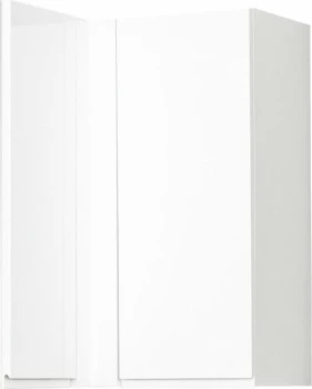 Szafka narożna górna (litera L) Kampara (Biały lakier/Biały) 
