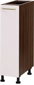 Szafka 20 dolna Cargo Loara (biały połysk/orzech Foresta) 