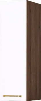 Szafka 20 górna lewa Loara (biały połysk/orzech Foresta) 