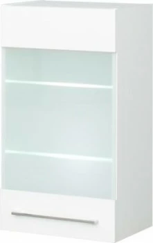 Szafka 40 górna witryna prawa Loara (biały połysk)