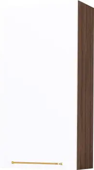 Szafka 50 górna lewa 100 Loara (biały połysk/orzech Foresta)