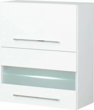 Szafka 60 górna witryna Loara (biały połysk)