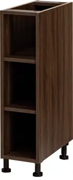 Szafka 20 dolna odkryta Laurencja (biały lakier mat/orzech Foresta) 