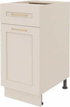 Szafka 40 dolna prawa z drzwiami i szufladą Laurencja (kaszmir lakier)