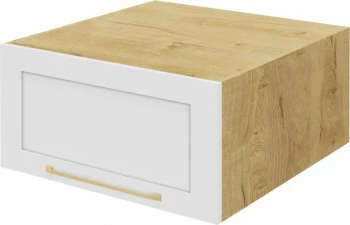 Nadstawka 60 Laurencja (biały lakier mat/dąb Soma ciemny)