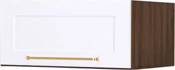 Nadstawka 60 Laurencja (biały lakier mat/orzech Foresta) 