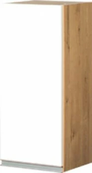 Szafka 30 górna prawa Monia (biały połysk/dąb Soma ciemny)