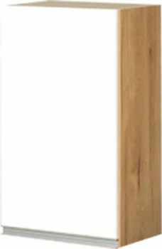 Szafka 40 górna prawa Monia (biały połysk/dąb Soma ciemny)