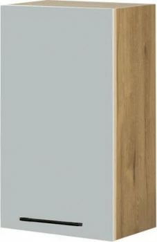 Szafka 40 górna prawa Monia (szary/dąb Soma ciemny)