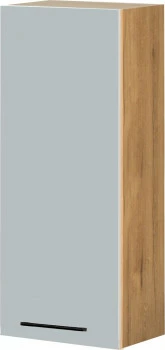 Szafka 40 górna lewa Monia 100cm (szary/dąb Soma ciemny) 