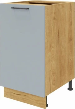 Szafka 45 dolna prawa Monia (szary/dąb Soma ciemny)