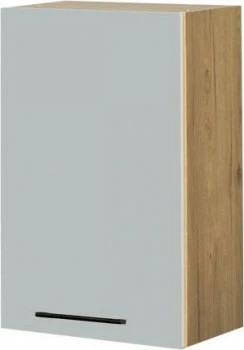 Szafka 45 górna lewa Monia (szary/dąb Soma ciemny) 