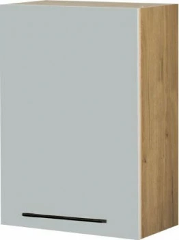 Szafka 50 górna prawa Monia (szary/dąb Soma ciemny)
