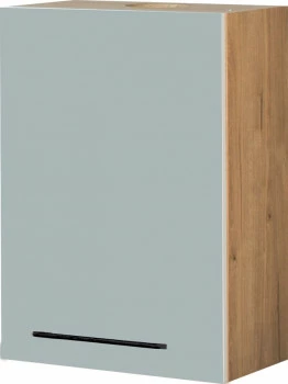 Szafka 50 górna prawa Monia nad okap (szary/dąb Soma ciemny)