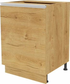 Szafka 60 dolna Monia na kosz do segregacji odpadów (dąb Soma ciemny) 