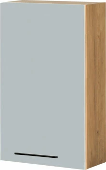 Szafka 60 górna prawa Monia 100cm (szary/dąb Soma ciemny)