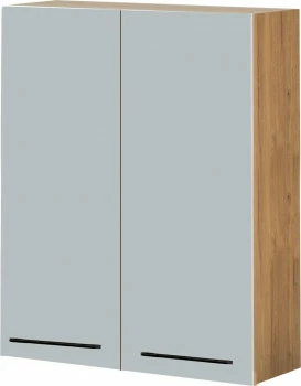 Szafka 80 górna Monia 100cm (szary/dąb Soma ciemny)