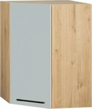 Szafka narożna górna MONIA (szary/dąb Soma ciemny)