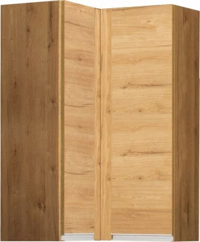 Szafka narożna górna (litera L) Monia 100cm (dąb Soma ciemny) 