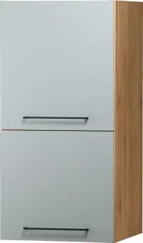 Zabudowa nadblatowa lewa Monia (szary/dąb Soma ciemny)