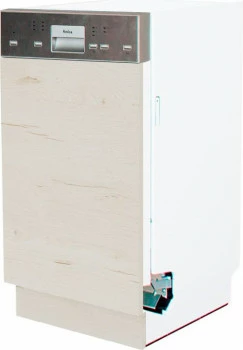 Dolna zabudowa zmywarki 45 z panelem odkrytym Monia (dąb Soma perłowy) 