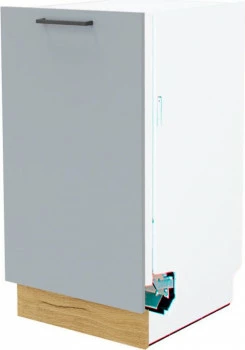 Dolna zabudowa zmywarki 45 panel zakryty Monia (szary)