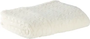 Koc żakardowy Warkocz 62 (kremowy) 