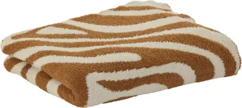 Koc żakardowy 69 (rudy/kremowy)