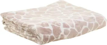 Koc flanelowy Animals 35 (różowy/biały) 