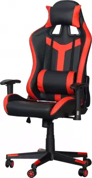 Fotel gamingowy TOKIO 11 (czarno/czerwony) 