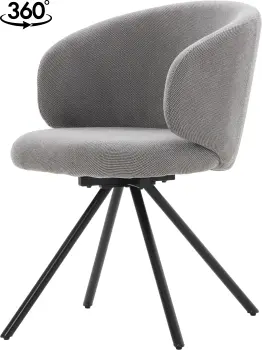 Krzesło obrotowe Fabio 38 (ciemnoszary) 
