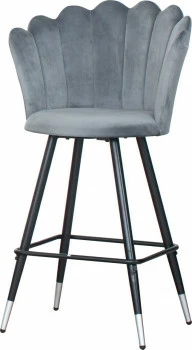 Krzesło-hoker ROJAL (grafitowy) 