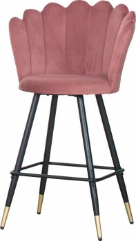 Krzesło-hoker ROJAL (koralowy) 