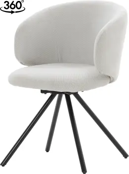 Krzesło obrotowe Fabio 38 (jasny szary) 