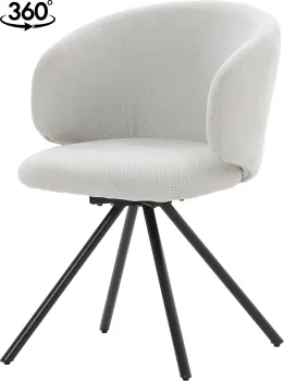 Krzesło obrotowe Fabio 38 (jasny szary) 