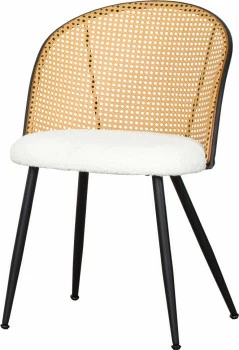 Krzesło Skandina (kremowy/czarny) 