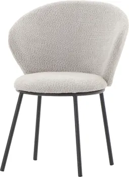 Krzesło Larmes 31 (boucle szary) 